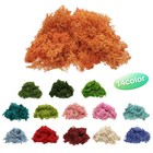 Preserved Reindeer Moss 4 Oz Fake Moss For Crafts  orange 