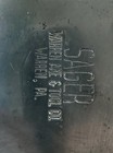 Vintage Sager Warren Axe   Tool Co Single Bit Axe Warren Pa Original Handle