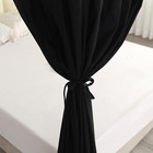Black Four Corner Post Bed Canopy Bed Curtains Sheer Canopy