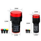 Indicator Pilot 16mm 22mm Led Signal Warning Lamp Panel Ac dc Yellow Red Green