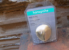 Hansgrohe Round Handheld Shower Wall Outlet Polished Brass 27454932