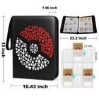 9 Pocket 900 Cards Pocket Binder Game Sport Trading Cards Storage Album Folder   