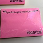 Vintage Virginia Slims Tobacco Promo Post-it Notes Set 2 Sealed Slogan Ephemera