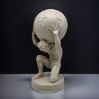 11 Inch Large Atlas Holding World Greek God Statue Sculpture Collectible Figu   