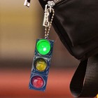 1pcs Mini 3d Traffic Light Car Key Ring Chain Keyfob Keychain Keyrings Gift