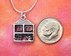Doll House Necklace  Dollhouse Charm Pendant  Miniature Scale Toy Dollshouse