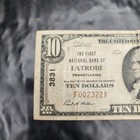  10 1929 National Currency Note First National Bank Latrobe Pa  Charter 3831
