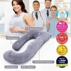 Pregnancy Pillows For Sleeping  U Shaped Full Body Maternity Pillow With Removab