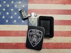 Nypd Laser Engraved Lighter With Tin Case Black Metal  