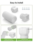 Extension 21 -60  Flex Drain Downspout Rain Gutter Pipe Spout Connector 2 Pack