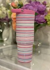 Hydrojug Sport Traveler 32oz Pink Horizon Blue Purple Striped Swirl Tumbler Nwt