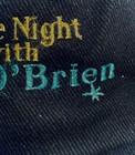Vintage Nbc Late Show With Conan O brien Embroidered Hat Never Worn Not Perfect