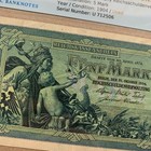 Sleeping Dragon 1904 Certified German 5 Mark Banknote Germany Berlin Currency