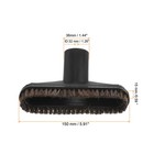 Patikil Vacuum Cleaner Hose Brush Attachment  2 Pack 32mm 1-1 4 Inch Black