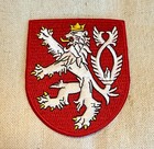 Czech Czechia Coat Of Arms Patch Bohemian Lion Crest Badge Embroidered Iron-on