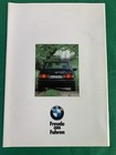 Bmw 1989 320i Cabrio   325i Cabrio German Sales Dealer Brochure  Convertible
