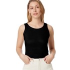 Women s Summer Sleeveless Tank Top Racerback High Neck Knit Ribbed Basic Shirts