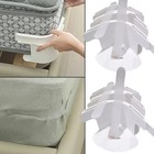 4pcs Lock Sheet Holders Keep Sheets Tight Heavy Duty Straps Fit All Mattresses