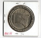 1996 Monte Carlo Resort   Casino Las Vegas Nevada  1 Casino Slot Coin Cg071377