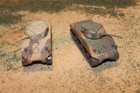 2 Corgi Ww Ii Sherman M-4 In Desert Colors