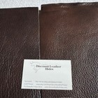 Dark Brown Pebble  1 3-1 4mm  Brown Craft Leather Piece 5  X 8  Et 3