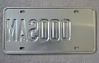Ontario Canada Knights Of Columbus Sample License Plate    On