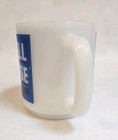 Vintage Maxwell House Advertising Milk Glass D Handle Coffee Mug