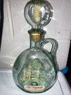 Vtg 1965 Old Fitzgerald Kentucky Bourbon Green Glass Decanter Old Ironsides Ship