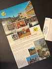 Hotel Brochure And Letter- Vintage 1970 s -royal Inn Of Palm Springs  Ca