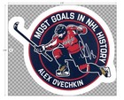 Washington Capitals Alex Ovechkin Most Goals Sticker - 4 34    X 3 66   