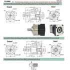 Nema23 Planetary Gearbox 3 Arc-min High Precision 57 Stepper Motor Speed Reducer