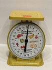 Vintage American Family Scale 25lb Kitchen Counter Utility food Scale Yellow