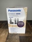 Panasonic Expandable Cordless Phone System Kx-tge633m Dect 6 0 Lcd Black  New ob