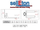 New Industrial Warehouse Truck   Pallet Jack Scale With 5000 Lb Capacity X 1 Lb