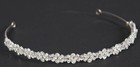 David   s Bridal Wedding Tiara Collection Silver Rhinestones Crystal Hairpiece