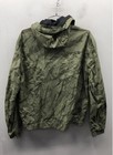 The North Face Green Camo Hooded Lightweight Windbreaker Jacket Womens L