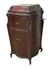 Antique Victrola   Victor Talking Machine  Vv-xvii  Mahogany Cabinet  E  1900s  