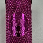 Starbucks Venti Studded Shiny Hot Pink Tumbler 24 Oz New With Tag