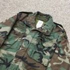 Vintage M-65 Field Jacket Mens Large Woodland Camo 80s Usgi Army 1st Pattern