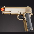 Ukarms G13t 1911 Style Metal Spring Airsoft Pistol Dark Earth 330 Fps
