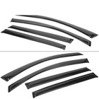 4pcs Acrylic Window Visors Front Rear Left Right Smoke For Traverse 2009-2017