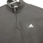 Adidas Women s 1 4 Zip Pullover Jacket  2xl  Black  Logo Vgc