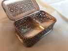 E  G  Webster   Sons  w  60  Miniature Box  Unusual Design  Antique  