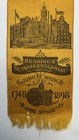 1898 Reading Pa Sesquicentennial Ribbon Badge Reading Hardware Co Antique