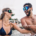 2 Pack Swim Goggles With Waterproof Earplugs   Nose Clip For Adults kids  Anti-f