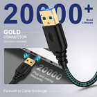 Usb 3 0 Type A Male To Male Cable 6ft High Speed Data Transfer Computer Cord