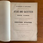 1871 Asher   Adams Atlas Gazetteer New York State Hand Colored County Maps Nyc