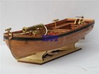 New Full Ribs Armed Cannon Boat Scale 1 36 42ft Wood Ship Model Kit Shicheng