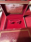 Vintage Wittnauer Longines Red Watch Presentation  Box Only   Made In Sweden