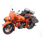33cm Handmade Antique Vintage Sidecar Motorcycle Tin Metal Reproduction Model